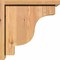 Ekena Millwork Newport Smooth Corbel w/Backplate, Western Red Cedar, 7 1/2"W x 14"D x 14"H COR08X14X14NEW01SWR - alternate 4